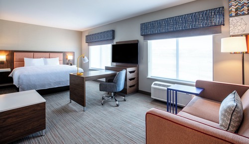 Studio, 1 King Bed, Accessible (Roll-In Shower)