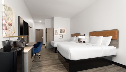 Room, 2 Queen Beds, Accessible, Non Smoking (Mobility, Bathtub Grab Bars)