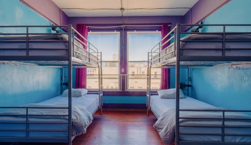 Shared Dormitory, Women only, Shared Bathroom (4 Beds with A/C)