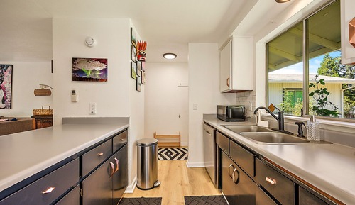 Family House, Kitchen, Garden View