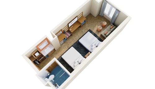 Junior Suite, 1 King Bed with Sofa bed (River)
