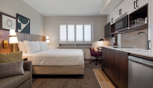 Studio Suite, 1 King Bed, Kitchen