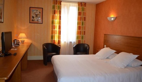 Chambre double avec baignoire, vue sur l'Abbaye