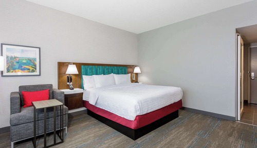 Room, 1 King Bed, Refrigerator & Microwave