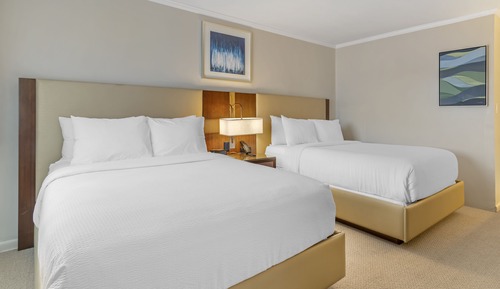 2 Double Beds Pool View