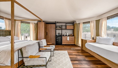 Luxury Glamping Suite + Trundle Sleeps 4