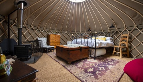 Romantic Tent, Multiple Beds (Yarlington Yurt)