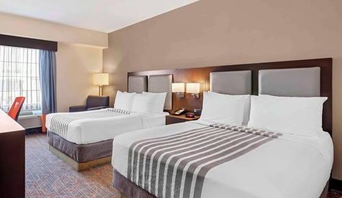 Standard Room, 2 Queen Beds, Non Smoking, Refrigerator & Microwave