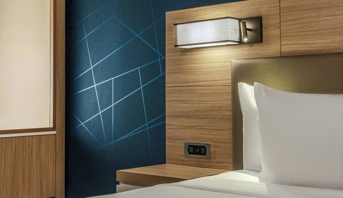 Suite, 1 King Bed with Sofa bed (Hearing Accessible)