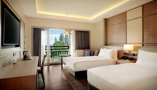 Executive Room, 2 Twin Beds, Sea View (High Floor)