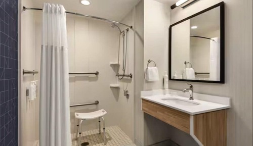 Room, 1 Queen Bed, Accessible (Mobility & Hearing, Roll-in Shower)