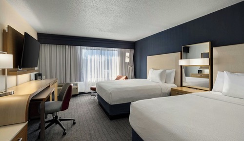 Room, 2 Double Beds, Hearing Accessible (Accessible Bathtub)
