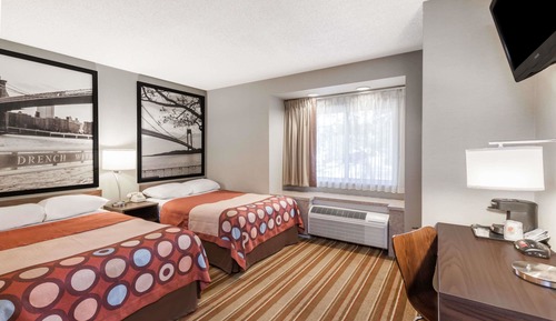 Double Room, 2 Double Beds, Non Smoking