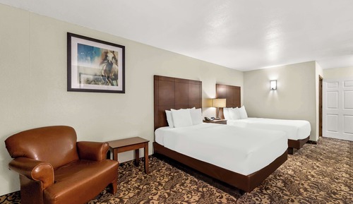 Standard Room, 2 Queen Beds, Non Smoking, Refrigerator & Microwave