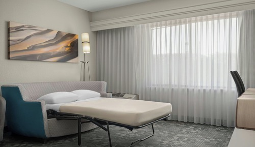 Room, 1 King Bed with Sofa bed (Mobility/Hearing Access, Roll-in Shwr)