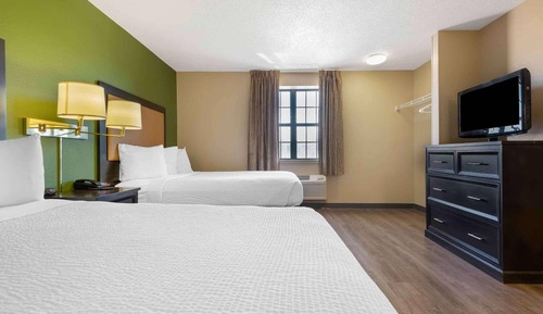 Room, 2 Double Beds, Non Smoking, Kitchen