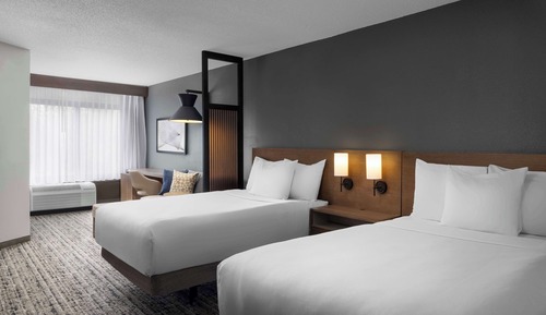 Room, 2 Double Beds, Accessible (Roll-In Shower)