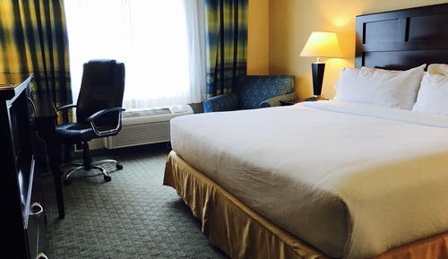 Suite, 1 King Bed, Accessible, Balcony (Communications)
