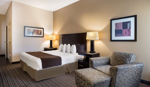 Standard Room, 1 King Bed, Non Smoking, Refrigerator & Microwave