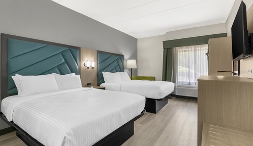 Standard Room, 2 Queen Beds, Non Smoking, Microwave