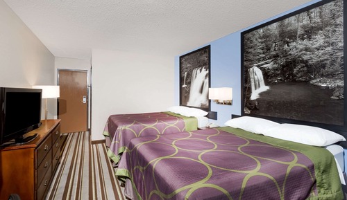 Double Room, 2 Double Beds, Smoking