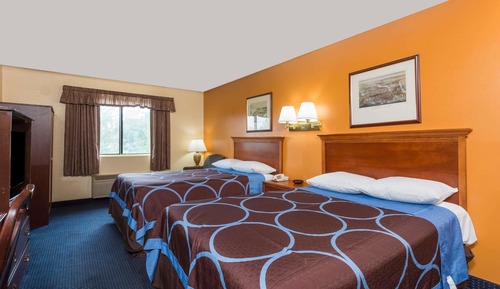 Double Room, 2 Double Beds, Smoking