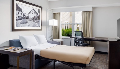 Suite, 2 Bedrooms (Mobility/Hearing Access, Roll-In Shwr)