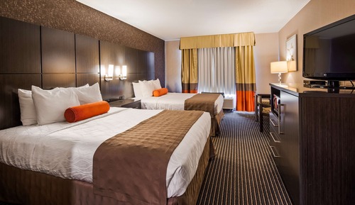 Standard Room, 2 Queen Beds, Refrigerator & Microwave