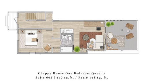 Suite, 1 Bedroom (Chappy House, Queen)