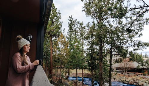 Room, 1 King Bed with Sofa bed, Fireplace, River View