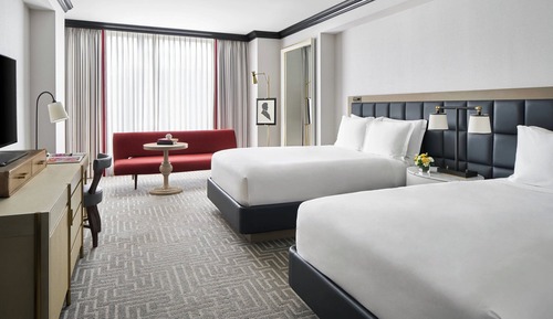 Deluxe Double Room, 2 Double Beds (Mobility Accessible, Roll-In Shower)