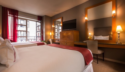 Double Room, 2 Queen Beds, Balcony