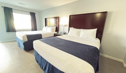 Deluxe Room, 2 Queen Beds, Non Smoking, Refrigerator & Microwave