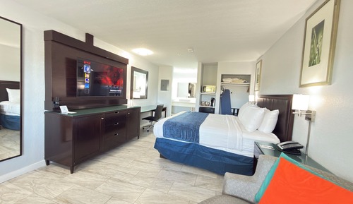 Deluxe Room, 1 King Bed with Sofa bed, Non Smoking, Refrigerator & Microwave (Walk-In Shower)