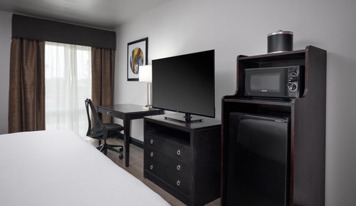 Standard Room, 1 King Bed, Non Smoking, Refrigerator & Microwave