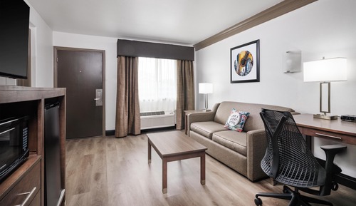 Suite, 1 King Bed, Non Smoking, Refrigerator & Microwave