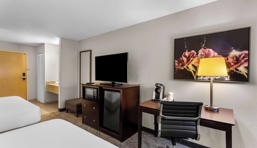 Standard Room, 2 Queen Beds, Non Smoking, Refrigerator & Microwave