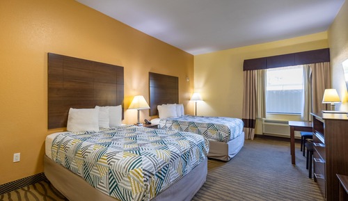 Room, 2 Queen Beds, Non Smoking, Refrigerator & Microwave