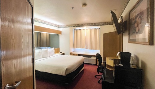 Room, 1 Queen Bed, Mobility Accessible, Non Smoking (Roll-In Shwr, Microwave & Fridge)