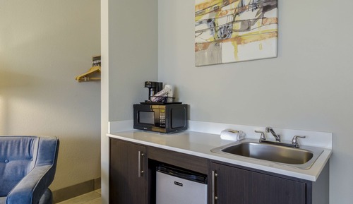 Standard Room, 1 King Bed, Non Smoking, Refrigerator & Microwave