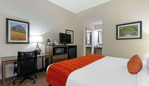 Standard Room, 1 King Bed, Non Smoking, Refrigerator & Microwave