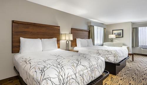 Standard Room, 2 Queen Beds, Refrigerator & Microwave, River View