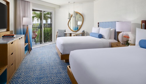 Signature Room, 2 Queen Beds, Mobility Accessible, Ocean View (Pool View) (Newly Renovated)