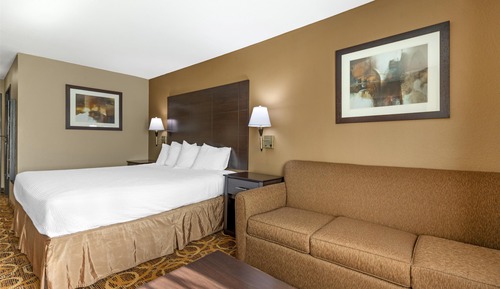 Standard Room, 1 King Bed, Smoking, Refrigerator & Microwave