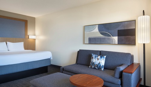 Room, 1 King Bed with Sofa bed, Balcony (Hearing Accessible)