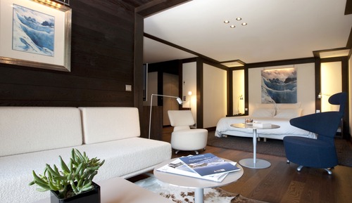 Deluxe Double Room, Fireplace, Mountain View (Mont Blanc)