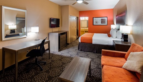 Standard Room, 1 King Bed, Non Smoking, Refrigerator & Microwave