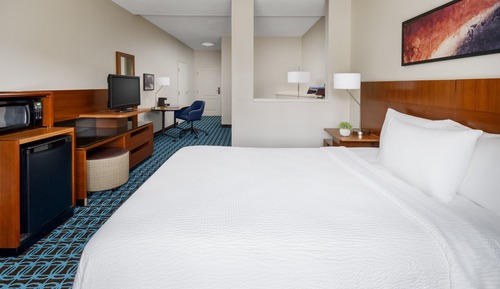 Suite, 1 Queen Bed with Sofa bed (Mobility Accessible, Roll-in Shower)