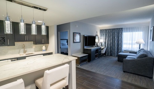 Suite, 2 Queen Beds, Refrigerator & Microwave (Wet bar)