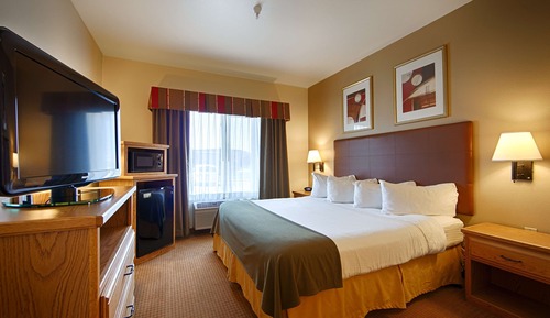 Standard Room, 1 King Bed, Non Smoking, Refrigerator & Microwave